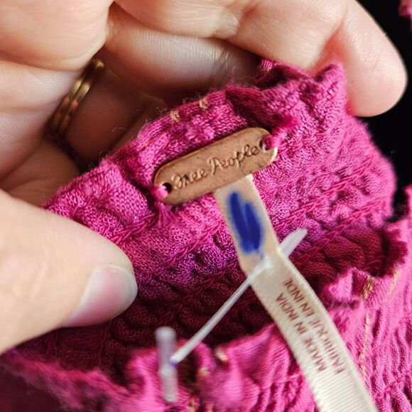 Free People Seratonin Smocked Blouse - Picture 9 of 9